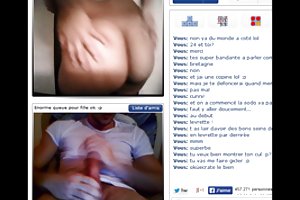 Chatroulette - tetas y culo flash video porno de culo