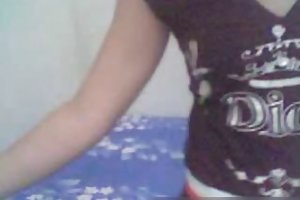 Chica asiática masturbándose la pornografía libertinaje