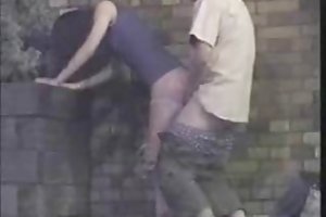 Manos contra la pared sexo real de la imagen