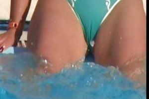 Piscina video casero de sexo