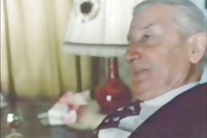Hombre de más edad en traje... jean villroy consigue un trabajo de golpe...desgaste de tweed sexo 20