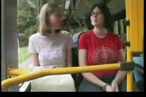 Agradable paseo en autobús público el más popular pornuha