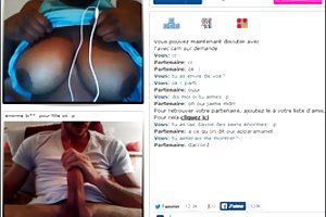 Chatroulette - negro enorme tetas encontrar porno